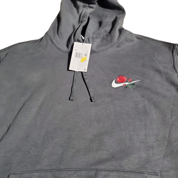 Nike Men's Charcoal Hoodie with Logo - Picture 2 of 3